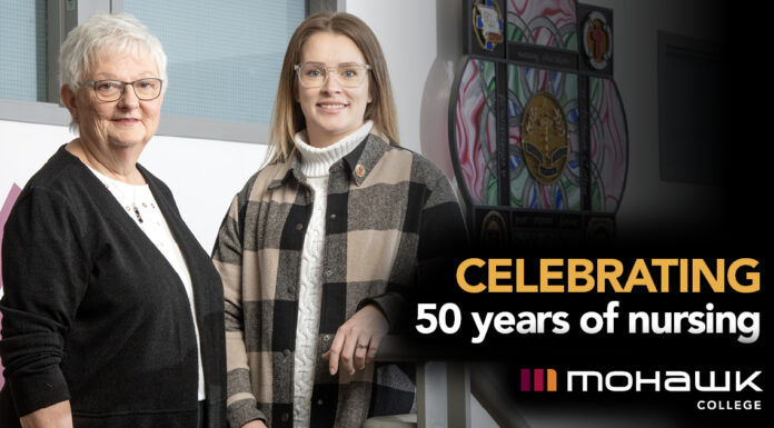 50 years of nursing ay Mohawk College